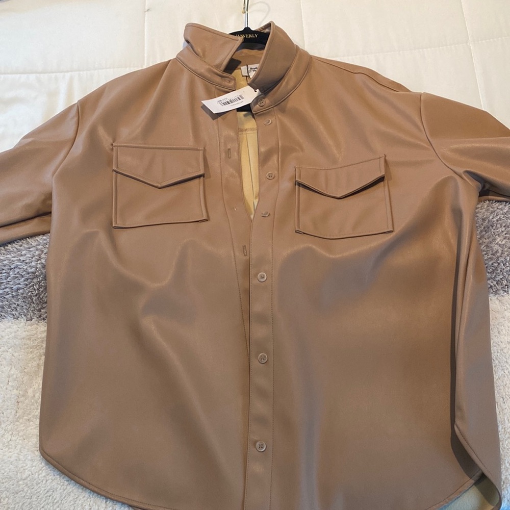 Leather Shacket - Picture 5 of 6